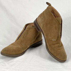 Franco Sarto Llena Brown Suede Ankle Boot Bootie​​​